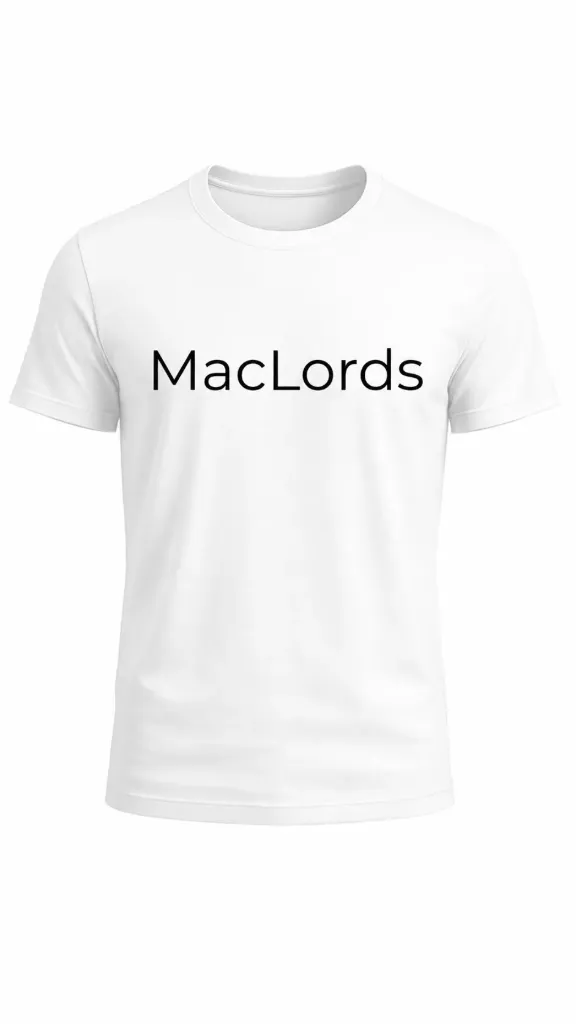 MacLords Premium White Cotton T-Shirt – Regular Fit